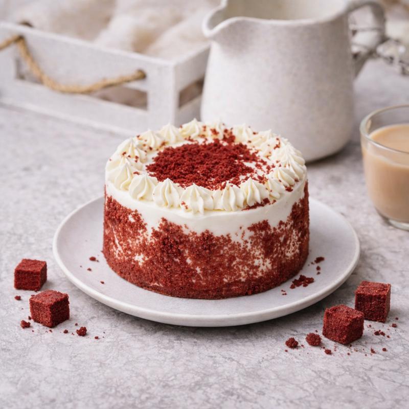 Red Velvet Mono Cake - Cakes gift from Buy Any Flowers Dubai in Al Quoz Industrial Area 4, Dubai, UAE