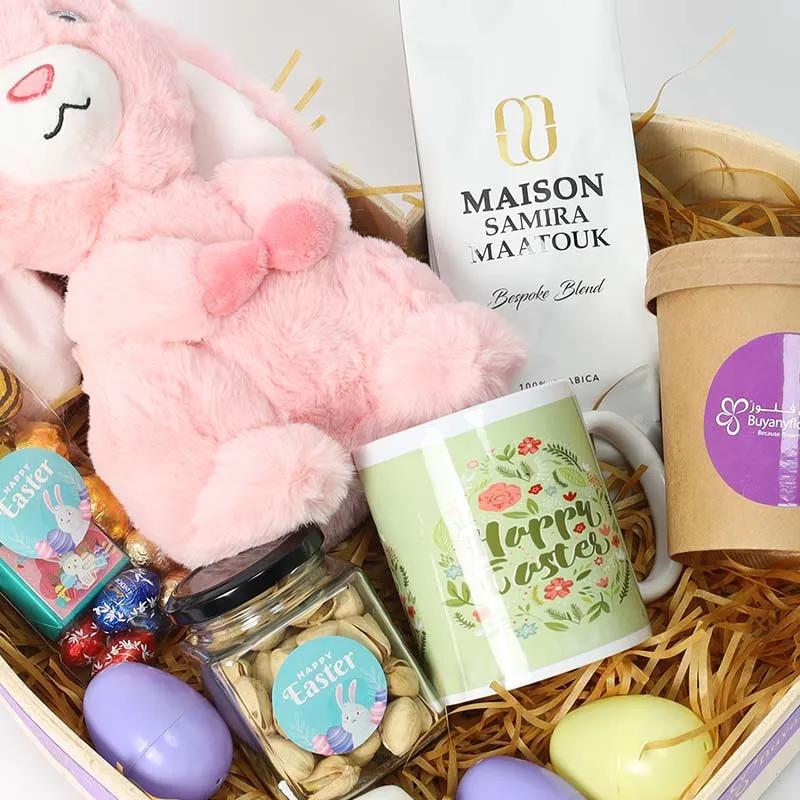Easter Wishes Coffee with Bunny Hamper thumbnail 3
