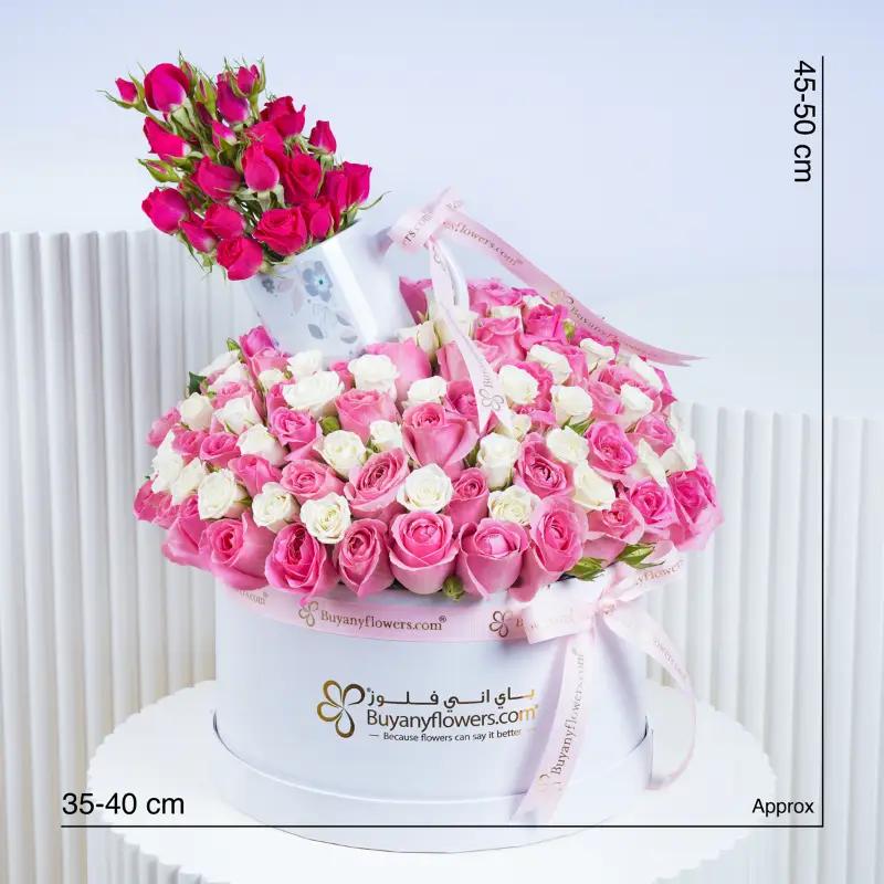 Her Power Blossom Box - Flowers gift from Buy Any Flowers Dubai in Al Quoz Industrial Area 4, Dubai, UAE - image 4