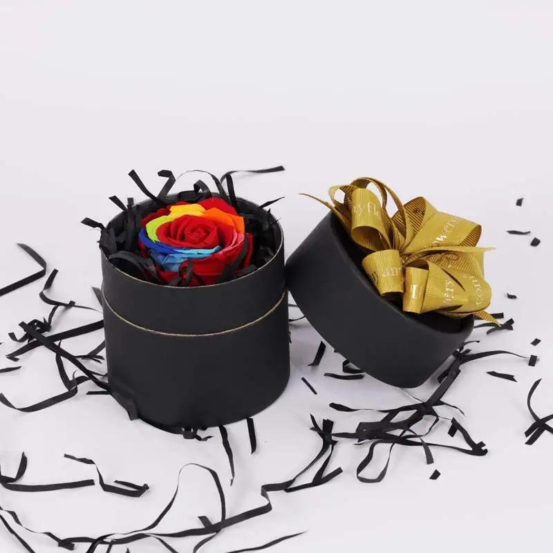 Forever Rainbow Roses in Black Box - Flowers gift from Buy Any Flowers Dubai in Al Quoz Industrial Area 4, Dubai, UAE - image 2
