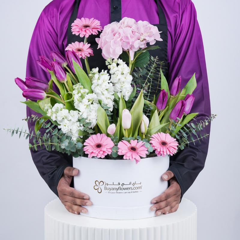 Symphony Flower Box - Flowers gift from Buy Any Flowers Dubai in Al Quoz Industrial Area 4, Dubai, UAE - image 3