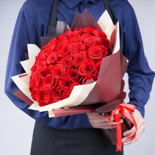 My Love 51 Red Roses Bouquet - Flowers gift from Buy Any Flowers Dubai in Al Quoz Industrial Area 4, Dubai, UAE - image 2