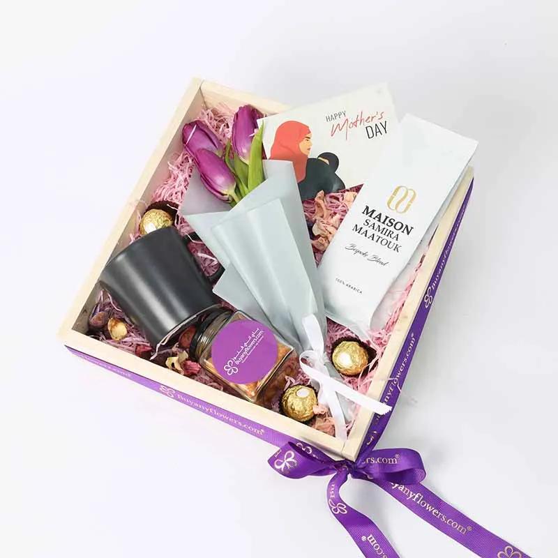 Say it With Coffee and Nuts Hamper for Mothers Day