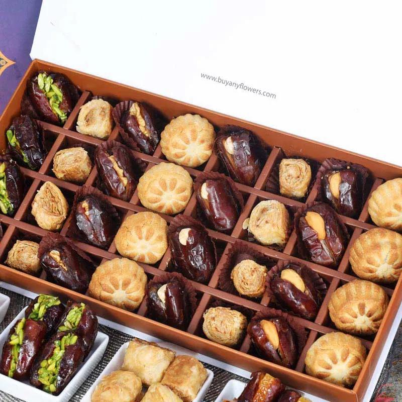 Ramadan Stuffed Dates Mamoul and Baklawa By Sweecho 32 Pcs Blue thumbnail 3