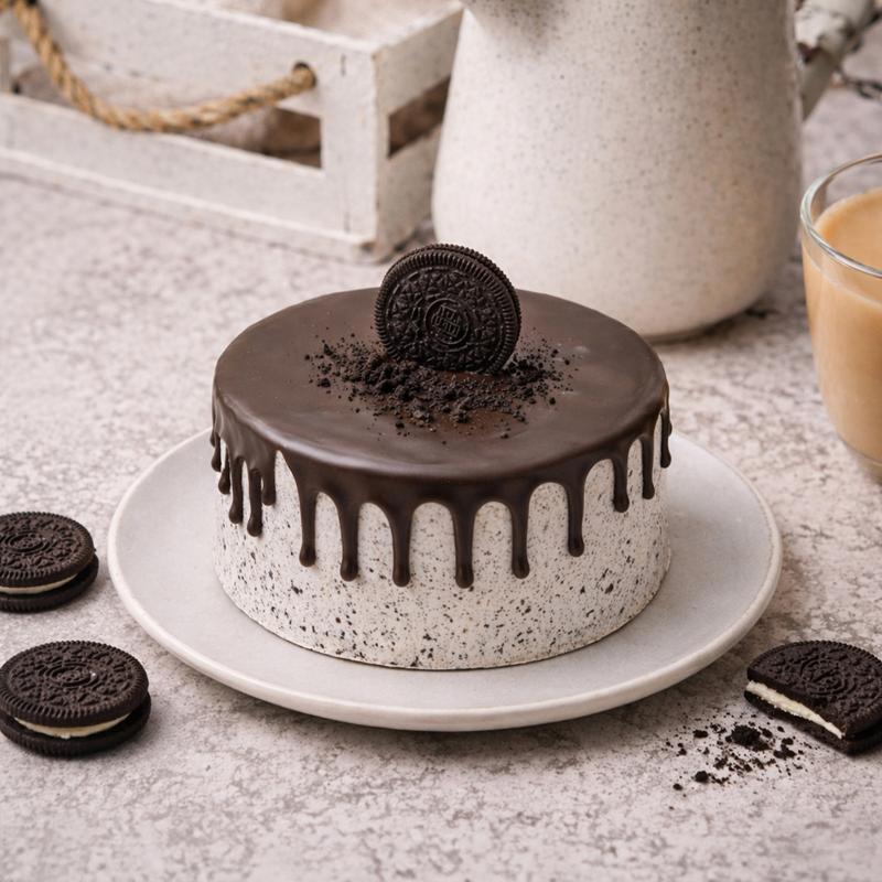 Oreo Mono Cake - Cakes gift from Buy Any Flowers Dubai in Al Quoz Industrial Area 4, Dubai, UAE