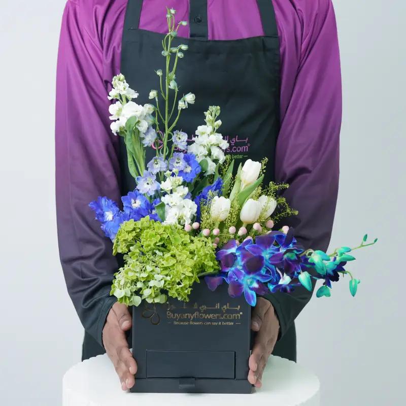 Oceanic Elegance Drawer Box With Teddy - Gift Sets gift from Buy Any Flowers Dubai in Al Quoz Industrial Area 4, Dubai, UAE - image 3