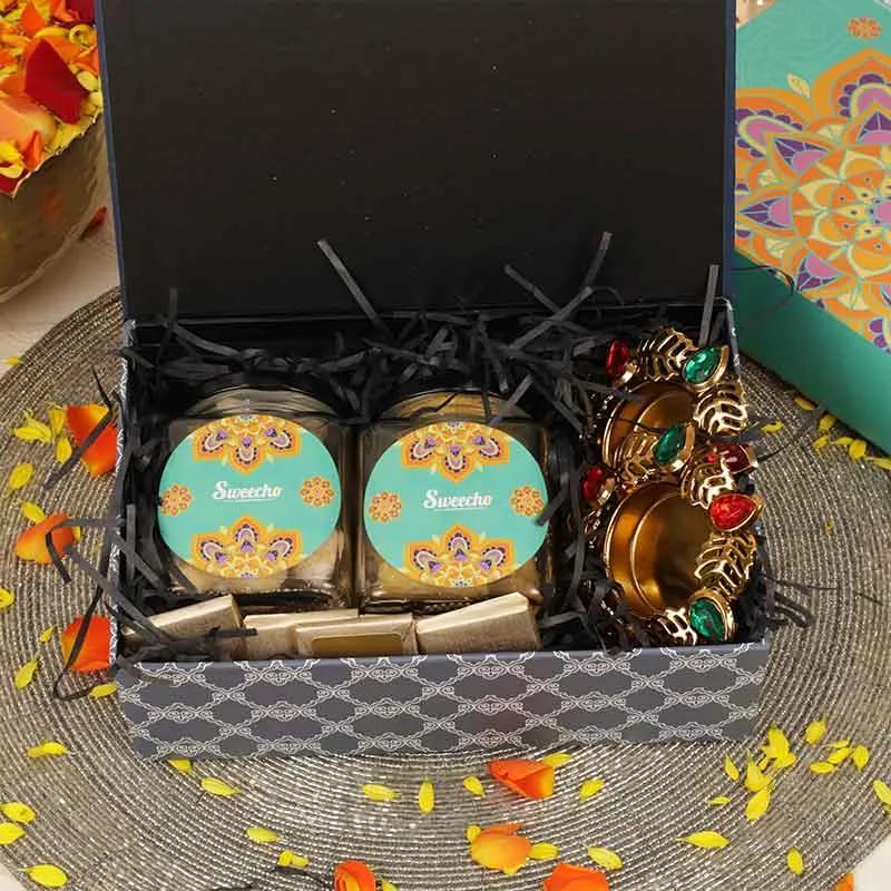 Diwali Savoury and Chocolates Bliss Box - Gifts gift from Buy Any Flowers Dubai in Al Quoz Industrial Area 4, Dubai, UAE - image 4