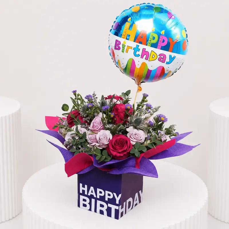 Birthday Wishes Flowers N Birthday Balloon in Dubai