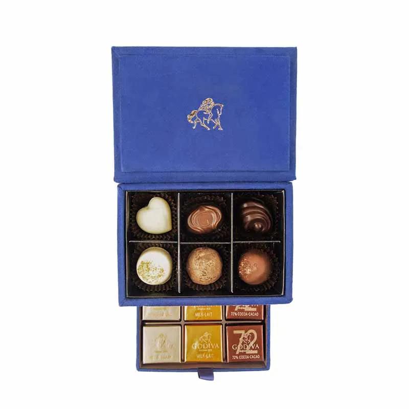 Godiva Royal Gift Box Mini Navy Blue thumbnail 2