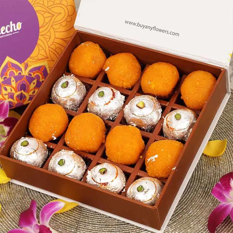 Golden Silver Sweets Box - Gifts gift from Buy Any Flowers Dubai in Al Quoz Industrial Area 4, Dubai, UAE - image 2