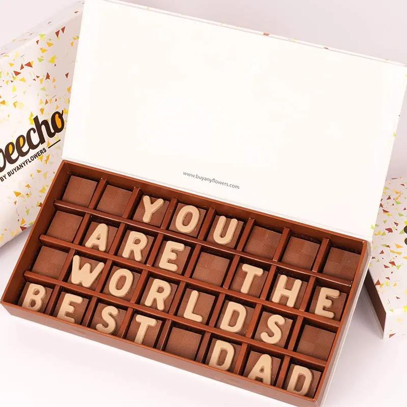 You Are The Worlds Best Dad Chocolates By Sweecho - Chocolates gift from Buy Any Flowers Dubai in Al Quoz Industrial Area 4, Dubai, UAE - image 2