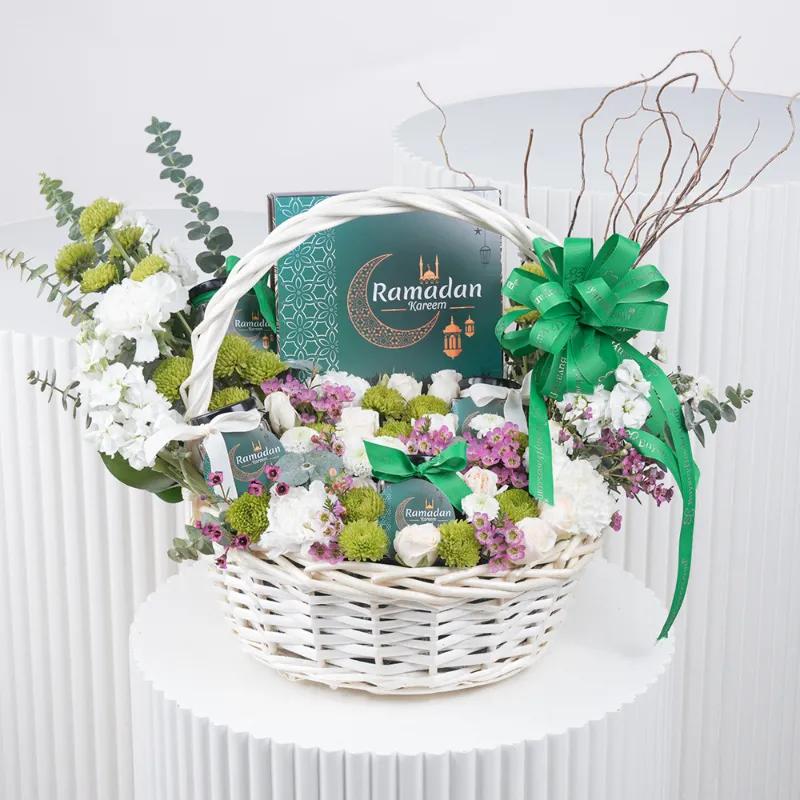 Barakah Bloom Ramadan Basket - Gifts gift from Buy Any Flowers Dubai in Al Quoz Industrial Area 4, Dubai, UAE