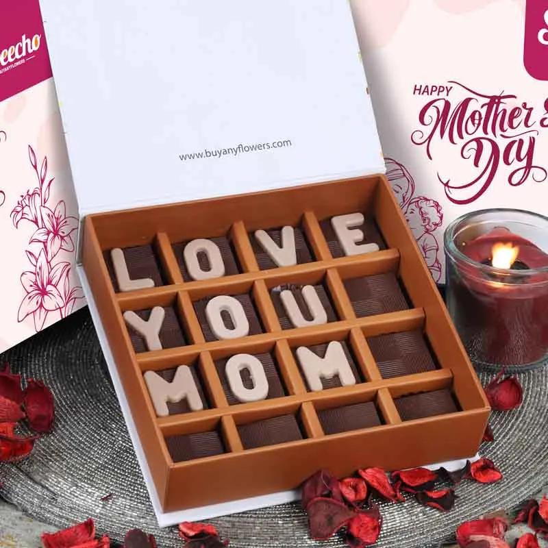 Love You Mom Chocolates By Sweecho 16 Pcs thumbnail 2