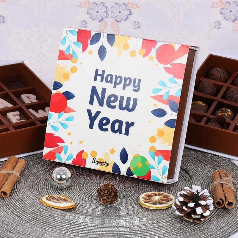 New Year Bajios and Shiny Chocolates 16 Pcs By Sweecho thumbnail 3