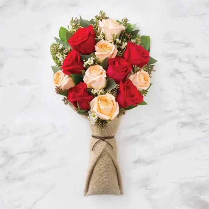 Love and Care Bouquet with Personalised Cushion thumbnail 2