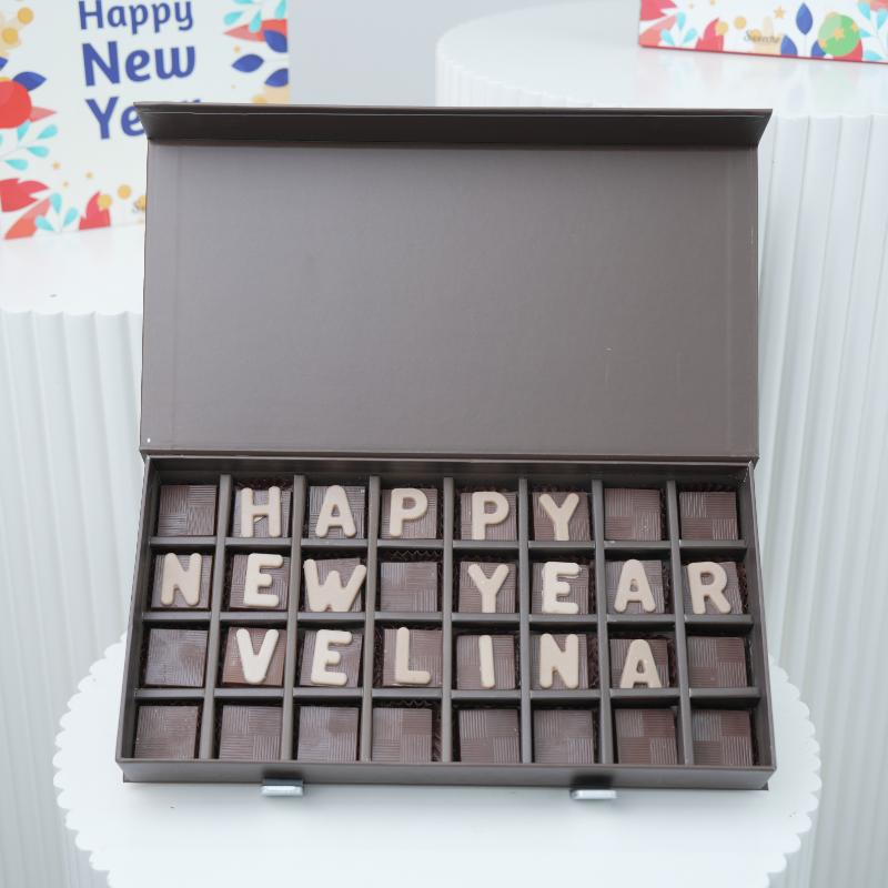 Customize New Year Chocolates By Sweecho - Chocolates gift from Buy Any Flowers Dubai in Al Quoz Industrial Area 4, Dubai, UAE