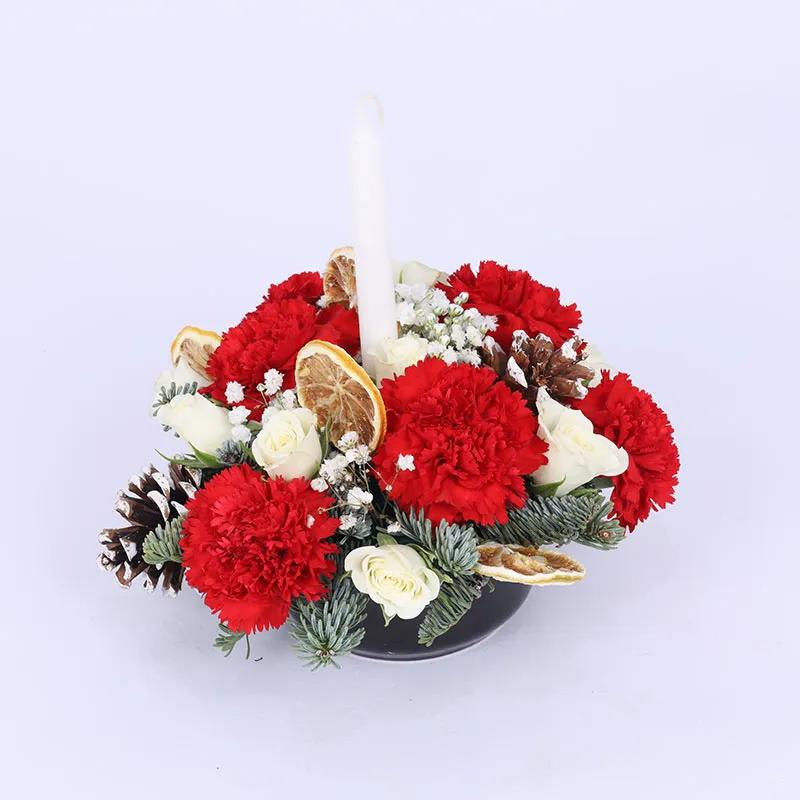 Christmas Table Centerpiece Green Mini thumbnail 3