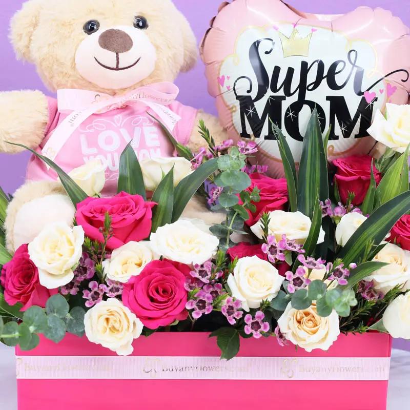 Super Mom Flower Hamper thumbnail 2
