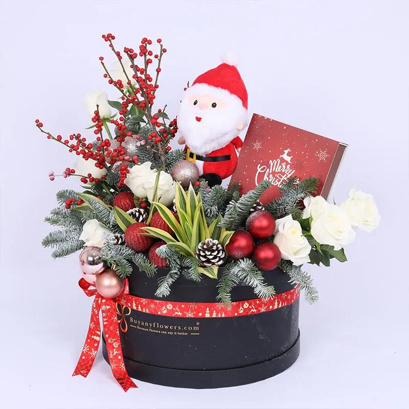 Winter Holidays Flower Hamper thumbnail 4