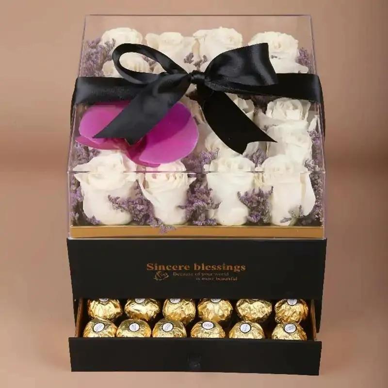 Snow White Roses Arrangement - Flowers gift from Buy Any Flowers Dubai in Al Quoz Industrial Area 4, Dubai, UAE - image 2