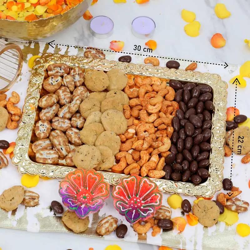 Diwali Savory and Sweet Tray thumbnail 4
