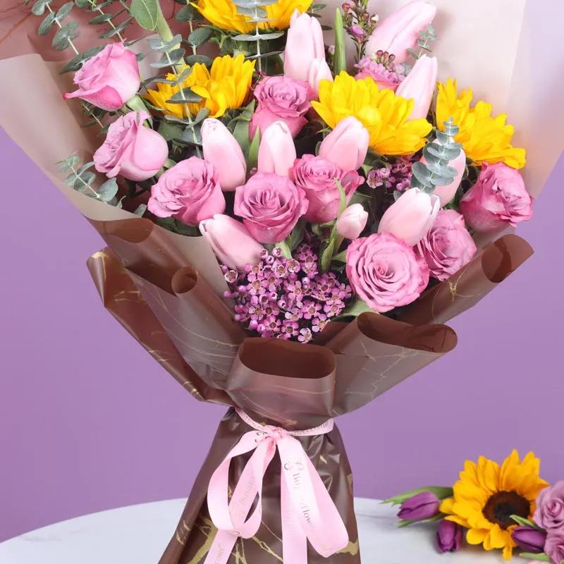 Dusky 25 Mix Flower Bouquet thumbnail 2