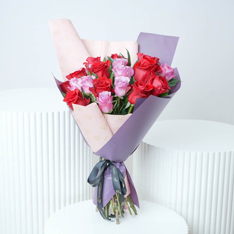 My Queen 21 Roses Bouquet 1