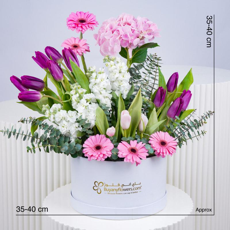 Symphony Flower Box - Flowers gift from Buy Any Flowers Dubai in Al Quoz Industrial Area 4, Dubai, UAE - image 4