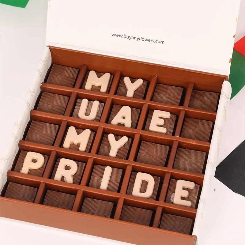 My UAE My Pride Chocolates By Sweecho - Chocolates gift from Buy Any Flowers Dubai in Al Quoz Industrial Area 4, Dubai, UAE - image 2