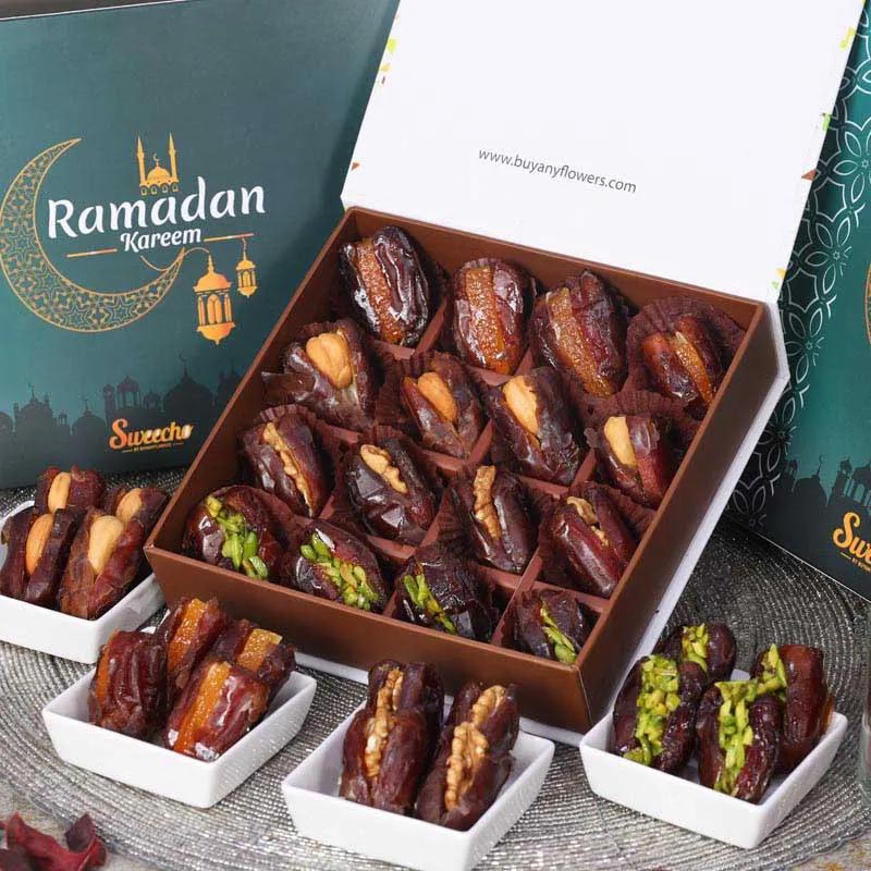 Ramadan Stuffed Dates By Sweecho 16 Pcs Green thumbnail 2