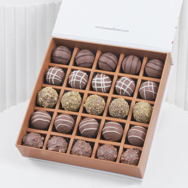 Promise of My Heart Rose Box With Chocolate - Gift Sets gift from Buy Any Flowers Dubai in Al Quoz Industrial Area 4, Dubai, UAE - image 2