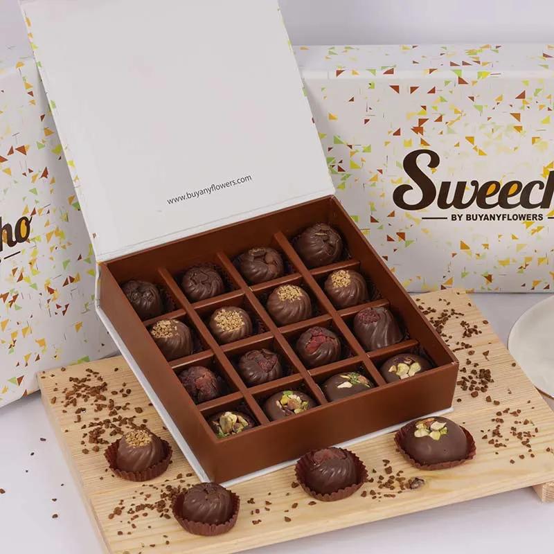 Chocolate Bajios 16 Pcs By Sweecho - Chocolates gift from Buy Any Flowers Dubai in Al Quoz Industrial Area 4, Dubai, UAE - image 2