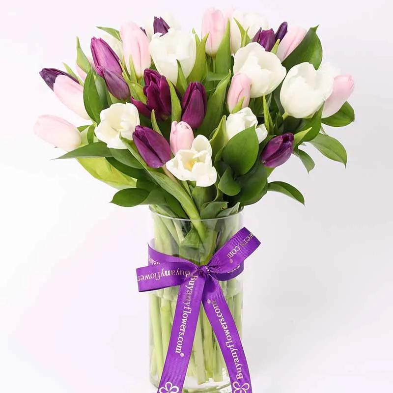 Painted Skies 30 Tulips Vase thumbnail 2