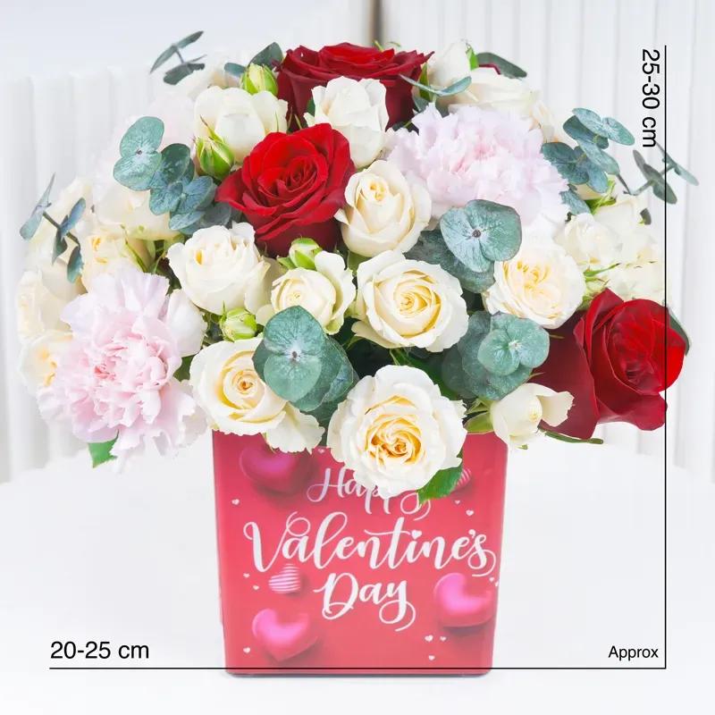 Valentine Flower Arrangement - Flowers gift from Buy Any Flowers Dubai in Al Quoz Industrial Area 4, Dubai, UAE - image 3