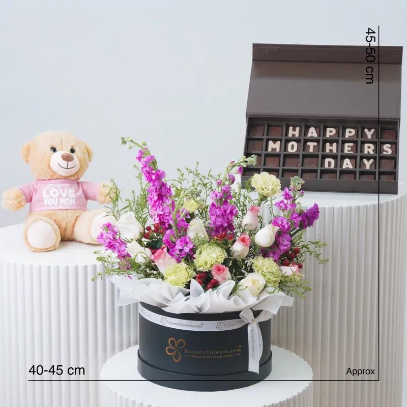 Happiness Bloom Box Trio - Gift Sets gift from Buy Any Flowers Dubai in Al Quoz Industrial Area 4, Dubai, UAE - image 4