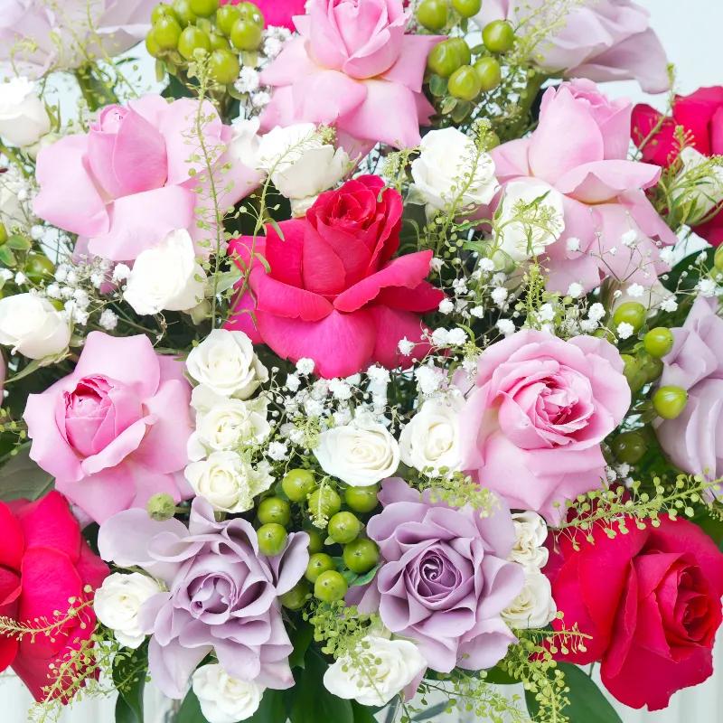 Bloom One Sided Flower Arrangement - Flowers gift from Buy Any Flowers Dubai in Al Quoz Industrial Area 4, Dubai, UAE - image 2