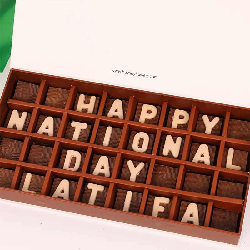 Customize National Day Chocolates By Sweecho thumbnail 2