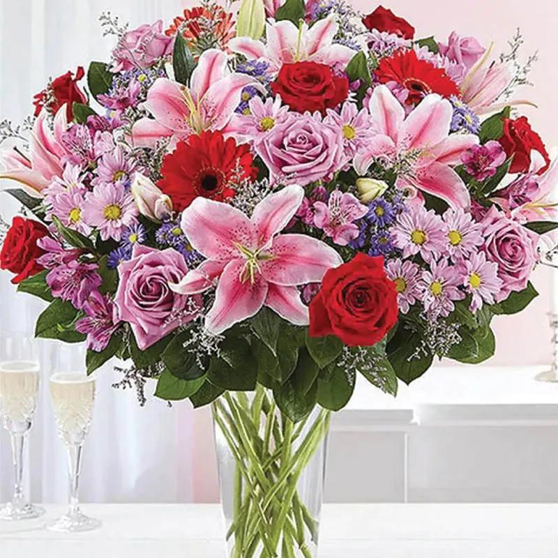 Passionate Red and Purple Flowers thumbnail 2