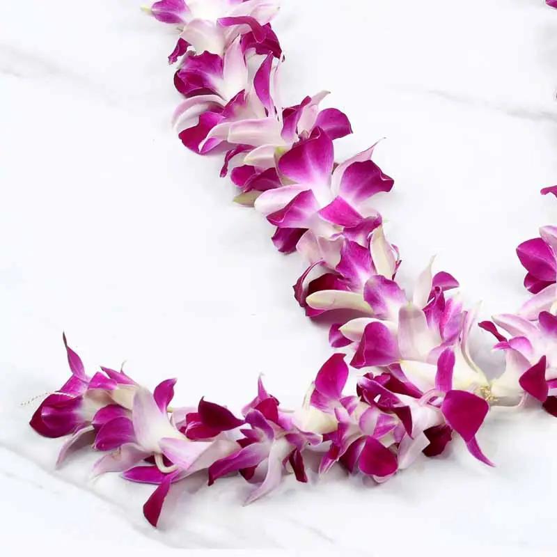 Purple Orchid Garland thumbnail 3