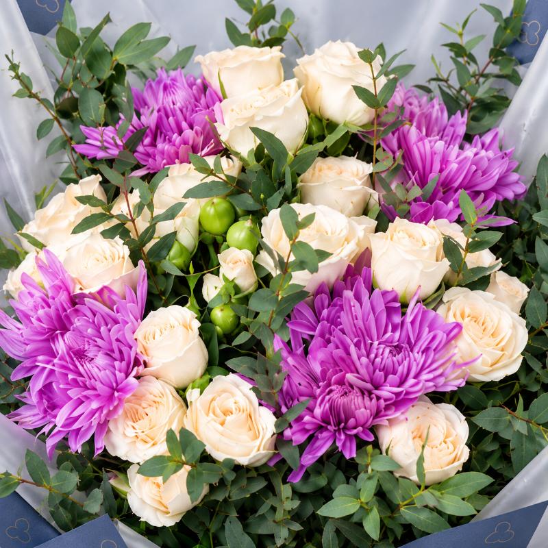 Peach Radiance Flower Bouquet Trio - Gift Sets gift from Buy Any Flowers Dubai in Al Quoz Industrial Area 4, Dubai, UAE - image 2