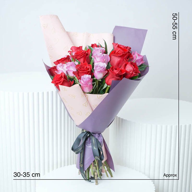 My Queen 21 Roses Bouquet thumbnail 4