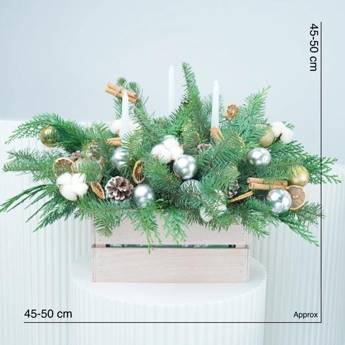 Winter Evergreen Arrangement - Flowers gift from Buy Any Flowers Dubai in Al Quoz Industrial Area 4, Dubai, UAE - image 4
