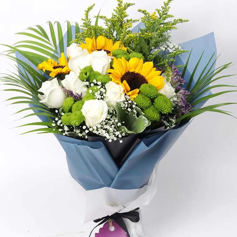 Charisma Sunflowers and Roses Bouquet thumbnail 2