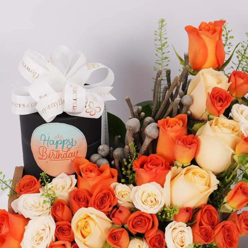 Birthday Floral and Chocolate Arrangement thumbnail 3