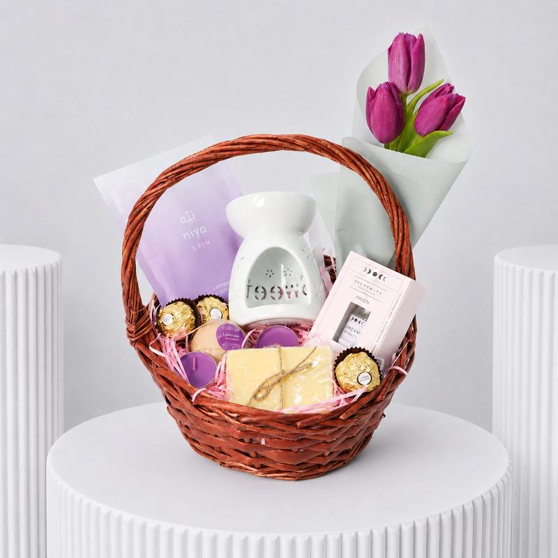 Relaxing Aroma Hamper - Gifts gift from Buy Any Flowers Dubai in Al Quoz Industrial Area 4, Dubai, UAE