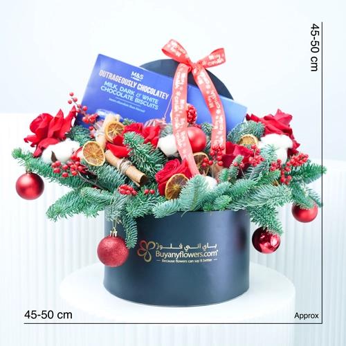 Ruby Roses and Chocolate Box - Gift Sets gift from Buy Any Flowers Dubai in Al Quoz Industrial Area 4, Dubai, UAE - image 4