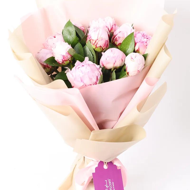 Sweet 11 Pink Peonies Bouquet - Flowers gift from Buy Any Flowers Dubai in Al Quoz Industrial Area 4, Dubai, UAE - image 2