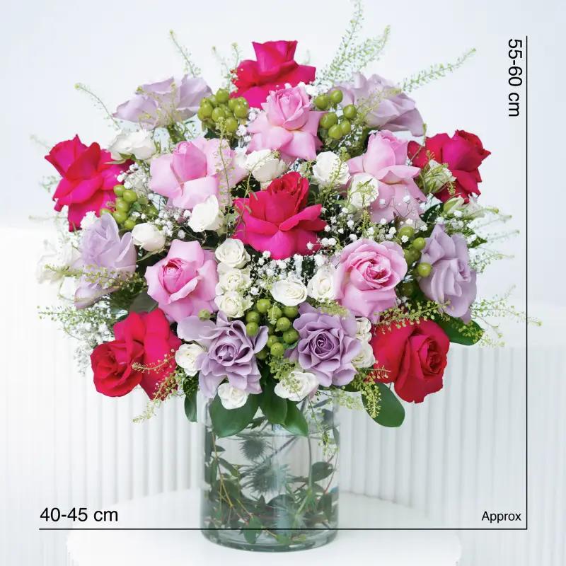 Bloom One Sided Flower Arrangement - Flowers gift from Buy Any Flowers Dubai in Al Quoz Industrial Area 4, Dubai, UAE - image 3