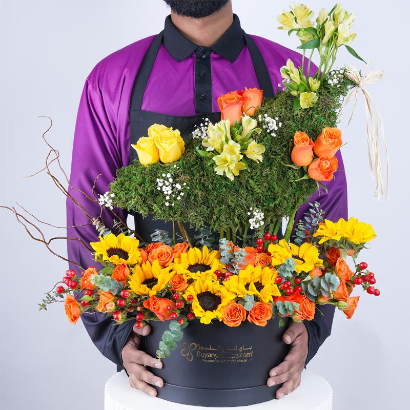 Golden Ember Garden - Flowers gift from Buy Any Flowers Dubai in Al Quoz Industrial Area 4, Dubai, UAE - image 3