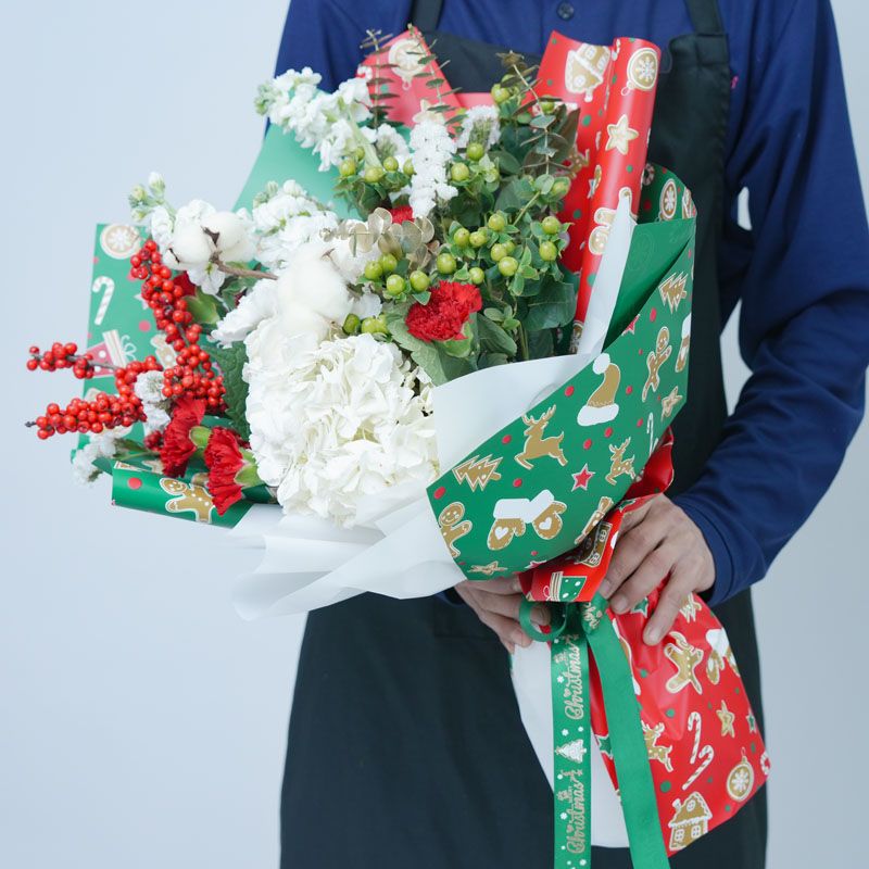 Christmas Celebration Flower Bouquet thumbnail 2